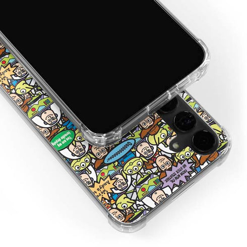 Disney Toy Story Characters Collage Pattern Galaxy S24 Plus Clear Case